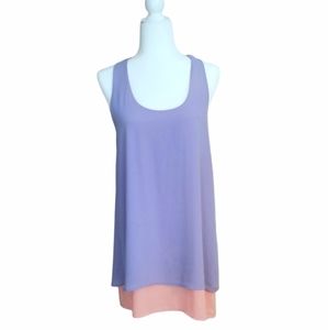 Everly mini dress with twist racerback sz small